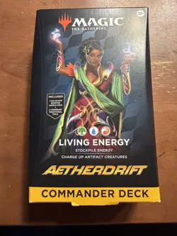 Aethirdrift Commander Deck Living Energy Magic The Gathering Sealed New - Image 1