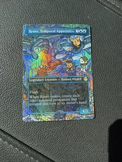 Renet Temporal Apprentice Borderless 202 Teenage Mutant Ninja Turtles Foil Bo... - Image 1