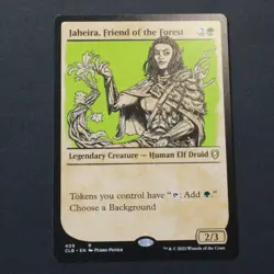 Jaheira Friend of the Forest Showcase 409 MTG Commander Baldurs Gate CLB NM - Image 1