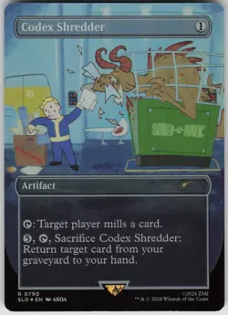 MTG Codex Shredder Rainbow Foil Foil NM Secret Lair Drop Series Magic 790 - Image 1