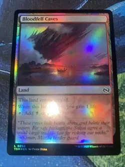 Bloodfell Caves Tarkir: Dragonstorm Foil - Image 1