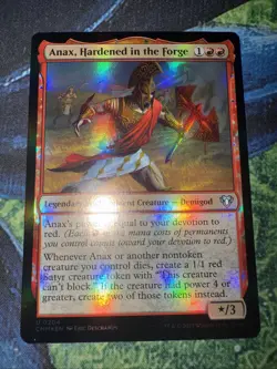 Anax, Hardened in the Forge Commander Masters Foil - Image 1