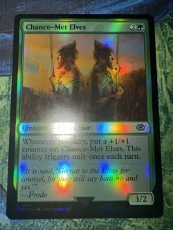 Chance-Met Elves Lord of The Rings MTG Foil - Image 1