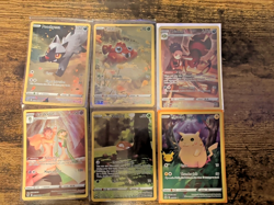Pokemon card lot, Full art etc (6 cards) - Image 1