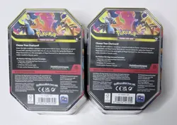Pokemon TCG Mega Charizard EX Tins Set of 2 (X & Y) ✅ Sealed ✅ FREE SHIPPING - Image 3