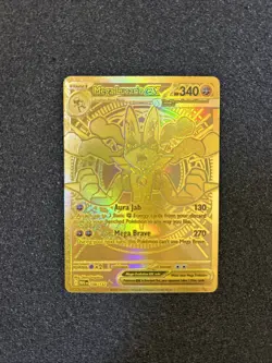 Pokemon Mega Lucario EX Gold Secret Rare Holo 188/132 🤩 - Image 1