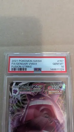 Pokemon TCG Gengar VMAX 157/264 Full Art Ultra Rare, Fusion Strike - PSA 10 - Image 2