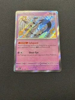 Pokemon TCG Mimikyu 160/091 Sv: Paldean Fates Shiny Rare Near Mint - Image 2
