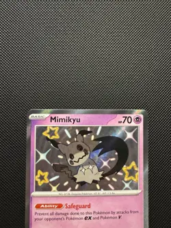 Pokemon TCG Mimikyu 160/091 Sv: Paldean Fates Shiny Rare Near Mint - Image 3