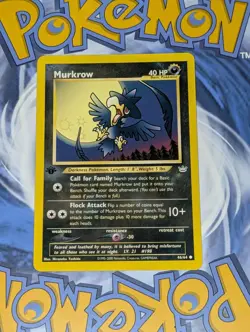 Murkrow 46/64 1st Edition & Unown (K) 1st Edition Neo Revelation NM-MT Pokemon - Image 2