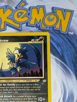 Murkrow 46/64 1st Edition & Unown (K) 1st Edition Neo Revelation NM-MT Pokemon - Image 3