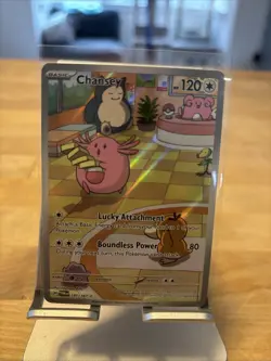 Pokemon Cards Chansey 187/167 Twilight Masquerade Illustration Rare - Image 1