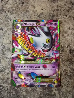 Pokemon TCG M Gengar EX XY166 XY Holo (Lightly played / Lp) - Image 1