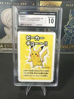 CGC 10 Gem Mint + Pikachu Old Maid: Super-High Tension 2023 Pokemon Japanese - Image 1