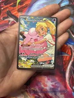 Pokemon Lillie's Clefairy EX SIR 280/217 ASC English - Image 3