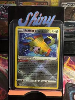 Radiant Jirachi NM 120/195 Swsh12: Silver Tempest Pokemon TCG Holo - Image 1