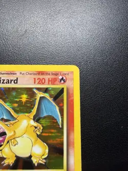 HP Charizard 4/102 Base Set Unlimited Holo Rare Wizards of the Coast Pokemon TCG - Image 3
