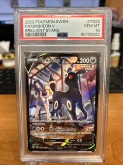 PSA 10 GEM MINT Umbreon V TG22/TG30 POKEMON SWSH: Brilliant Stars **UMBREON** - Image 1