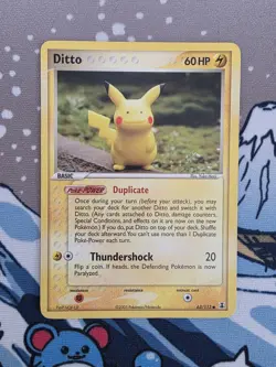 Ditto (Pikachu) 63/113 -Yuka Mori - Non-Holo Ex Delta Species Pokemon TCG - Image 1