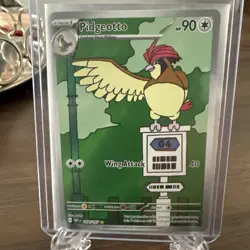 Pokemon TCG Pidgeotto Holo Illustration Rare Full Art Obsidian Flames 208/197 - Image 1