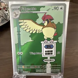 Pokemon TCG Pidgeotto Holo Illustration Rare Full Art Obsidian Flames 208/197 - Image 2