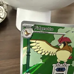 Pokemon TCG Pidgeotto Holo Illustration Rare Full Art Obsidian Flames 208/197 - Image 4