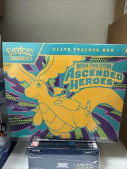 Pokemon Mega Evolution Ascended Heroes Elite Trainer Box Sealed New ships ASAP - Image 1