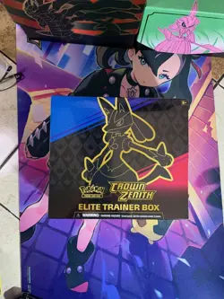 Pokemon TCG Sword & Shield - Crown Zenith Elite Trainer Box (ETB) - Sealed - Image 1