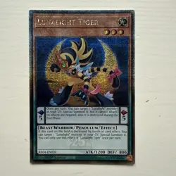 Lunalight Tiger Quarter Century Secret Rare RA04-EN020 Yu-Gi-Oh - Image 1