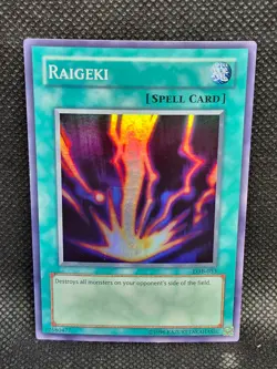 Yugioh Raigeki (Spell) LOB-053 Played Condition - Image 1