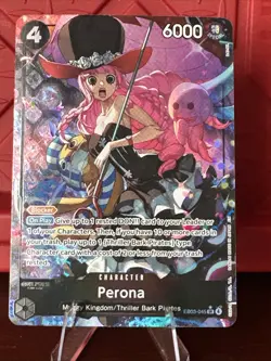 Perona (Alt Art) EB03-045 SR ONE PIECE Heroines Edition Near Mint - Image 1