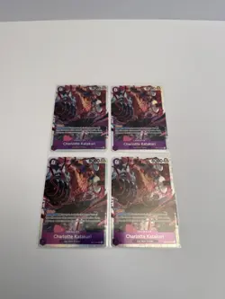 Charlotte Katakuri SR OP11-067 A Fist of Divine Speed English x4 PLAYSET - Image 1