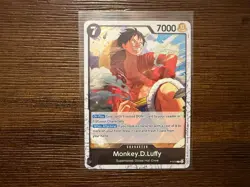 • Monkey D. Luffy • P-075 SR The Best Promo Holo Foil One Piece TCG NM - Image 1