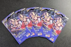 ONE PIECE The Azure Sea's Seven SLEEVED Booster Packs Lot of 5 - Image 1