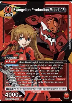 Evangelion Production Model-02 Foil - UE15BT/EVA-1-081 NM - Union Arena - Image 1