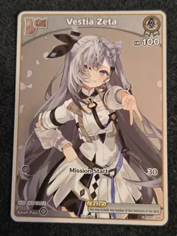 Vestia Zeta hololive card game PR pack vol.1 promo P hBP01-024 Japan English - Image 1