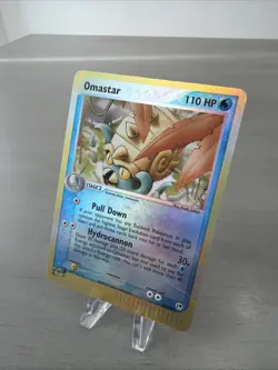 Omastar 19/100 EX Sandstorm Reverse Holo Vintage Pokemon Card - Image 1