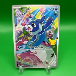 Popplio MEP 045 Promo - Illustration Rare - Pokemon TCG: 30th Anniversary - NM - Image 1