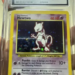 Mewtwo Pokemon 1999 Base Set 10/102 Holographic Vintage Rare - Image 2