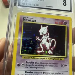 Mewtwo Pokemon 1999 Base Set 10/102 Holographic Vintage Rare - Image 5