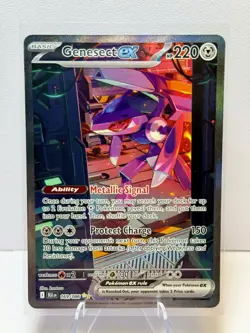 Genesect ex 169/086 Black Bolt Special Illustration Pokemon NM - Image 1