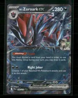 N's Zoroark ex 098/159 Double Rare Journey Together Pokemon Near Mint - Image 1