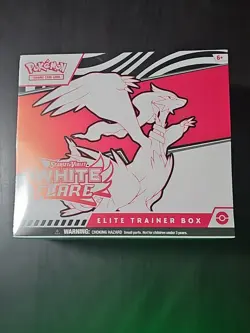 Pokemon TCG Scarlet Violet White Flare Elite Trainer Box ETB Sealed New - Image 1