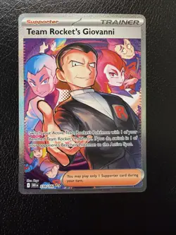 Pokemon TCG Team Rocket's Giovanni 238/182 Destined Rivals SIR NM/Mint - Image 1