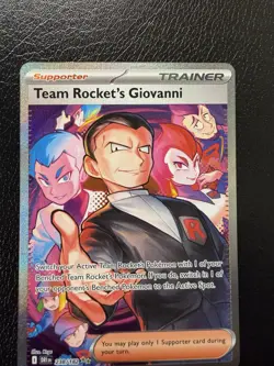 Pokemon TCG Team Rocket's Giovanni 238/182 Destined Rivals SIR NM/Mint - Image 2