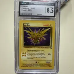 Zapdos Pokemon 1999 Fossil 30/62 Vintage Rare Original - Image 1