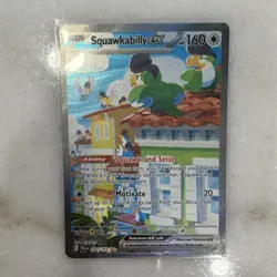 Pokemon Squawkabilly ex 264/193 Sv02: Paldea Evolved Illustration Rare Holo - Image 3