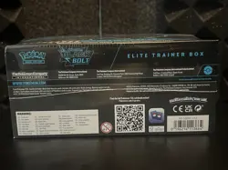 Pokemon Elite Trainer Box Scarlet & Violet Black Bolt Sealed English Black Bolt - Image 3