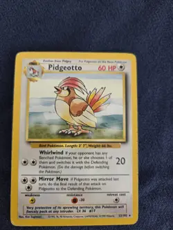 Pokemon Pidgeotto 22/102 Base Set Rare - Image 1