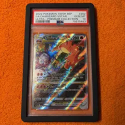 2022 Pokemon Swsh BSP #262 FA/ Charizard Vstar Ultra Premium PSA 10 GM - Image 1